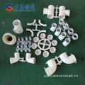 Accesorios de tubería de inyección de plástico para ajustes de PVC fabricante de moho
